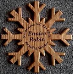 snowflake plaque